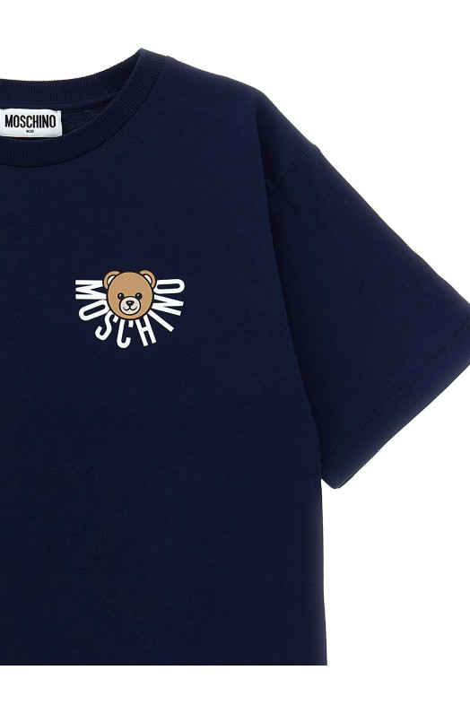 Футболка «Moschino Teddy Bear» синя HOM05GLAA10BLUNAVY Футболка «Moschino Teddy Bear» синя HOM05GLAA10BLUNAVY