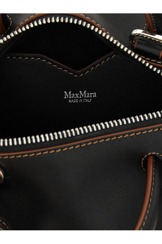 MAX MARA 'Holdalls' невеликий верхній кейс Чорний 2524516141600005 MAX MARA 'Holdalls' невеликий верхній кейс Чорний 2524516141600005