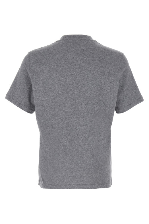 Футболка з логотипом Сіра BRUNELLO CUCINELLI M0B138440CJB11 Футболка з логотипом Сіра BRUNELLO CUCINELLI M0B138440CJB11