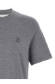 Футболка з логотипом Сіра BRUNELLO CUCINELLI M0B138440CJB11 Футболка з логотипом Сіра BRUNELLO CUCINELLI M0B138440CJB11