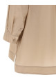 Асиметрична сорочка з підолом Бежева A0612907289047