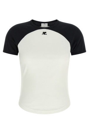 'Circle Contrast' T-shirt Black-grey 'Circle Contrast' T-shirt Black-grey
