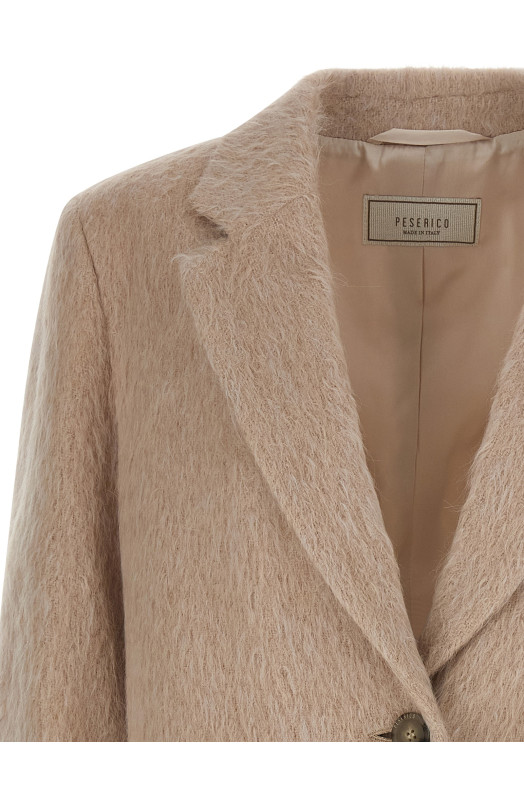 Однобортний блейзер Бежевий S21474Z02142943