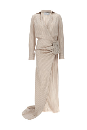 Сукня з пряжкою Бежева GIUSEPPE DI MORABITO 02SSLD1150230621 Сукня з пряжкою Бежева GIUSEPPE DI MORABITO 02SSLD1150230621