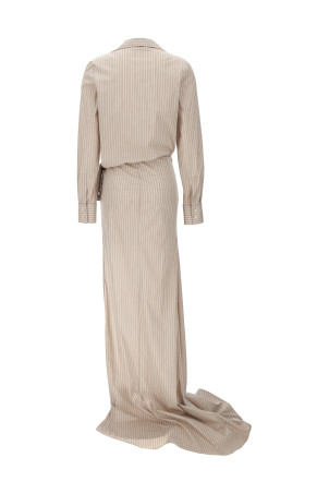 Сукня з пряжкою Бежева GIUSEPPE DI MORABITO 02SSLD1150230621 Сукня з пряжкою Бежева GIUSEPPE DI MORABITO 02SSLD1150230621
