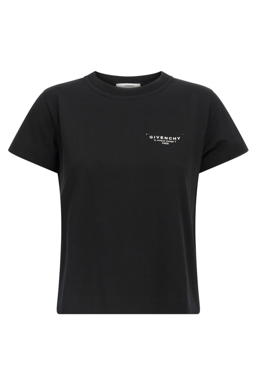 'GIVENCHY Stamp' T-shirt Black-grey 'GIVENCHY Stamp' T-shirt Black-grey