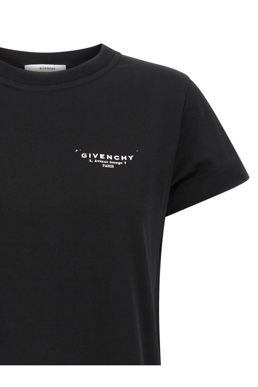 'GIVENCHY Stamp' T-shirt Black-grey 'GIVENCHY Stamp' T-shirt Black-grey