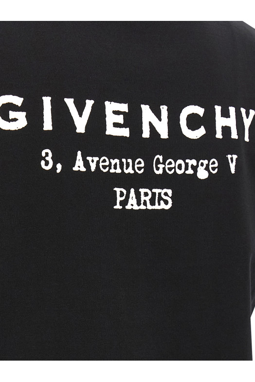 'GIVENCHY Stamp' T-shirt Black-grey 'GIVENCHY Stamp' T-shirt Black-grey