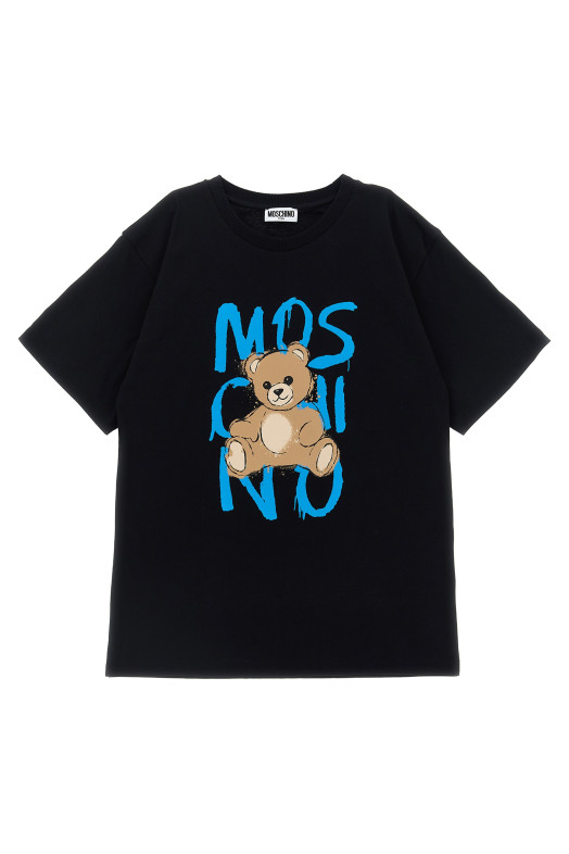 Футболка «Moschino Teddy Bear» Черная HNM05GLAA20NEROBLACK Футболка «Moschino Teddy Bear» Черная HNM05GLAA20NEROBLACK