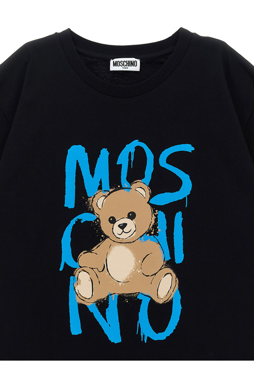 Футболка «Moschino Teddy Bear» Черная HNM05GLAA20NEROBLACK Футболка «Moschino Teddy Bear» Черная HNM05GLAA20NEROBLACK