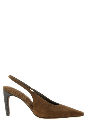 'Precious Heels' slingback Brown 'Precious Heels' slingback Brown