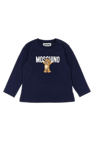 Футболка «Moschino Teddy Bear» синя MZO00RLAA10BLUNAVY Футболка «Moschino Teddy Bear» синя MZO00RLAA10BLUNAVY