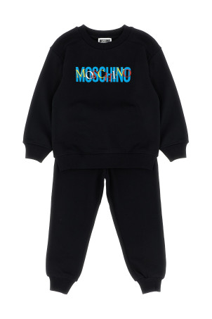 Світшот + джоггери, комплект, чорний MOSCHINO KID TEEN HUK04DLCA23NEROBLACK Світшот + джоггери, комплект, чорний MOSCHINO KID TEEN HUK04DLCA23NEROBLACK