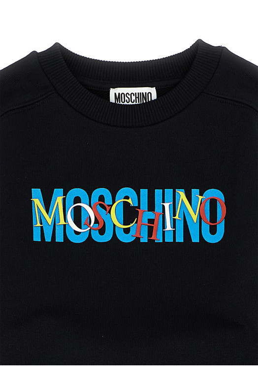 Світшот + джоггери, комплект, чорний MOSCHINO KID TEEN HUK04DLCA23NEROBLACK Світшот + джоггери, комплект, чорний MOSCHINO KID TEEN HUK04DLCA23NEROBLACK