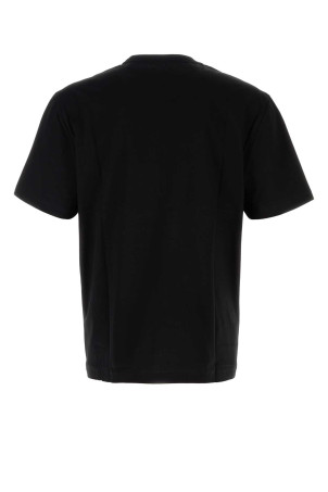 Black cotton t-shirt VERSACE (10133021A15909) Black cotton t-shirt VERSACE (10133021A15909)