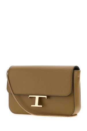 Кожаная сумка через плечо TOD'S оливкового цвета (XBWTSBJ00L0ROR) TOD'S Кожаная сумка через плечо TOD'S оливкового цвета (XBWTSBJ00L0ROR) TOD'S