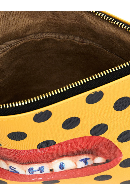 Seletti x Toiletpaper 'Shit' клатч Жовтий 02530U Seletti x Toiletpaper 'Shit' клатч Жовтий 02530U