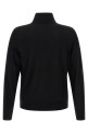 Wool turtleneck sweater Black