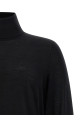Wool turtleneck sweater Black