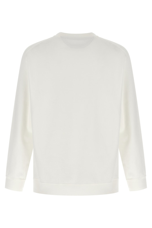 Techno cotton sweatshirt White