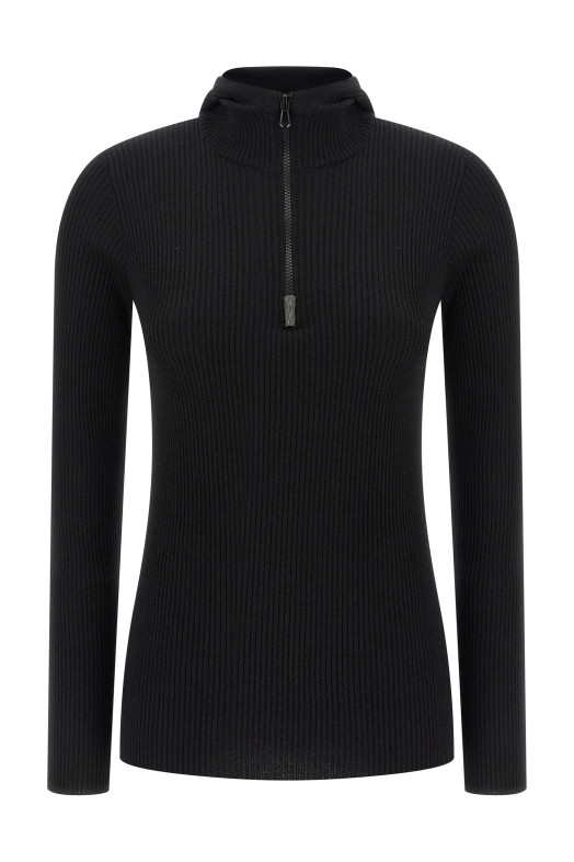 Monile hooded sweater Black