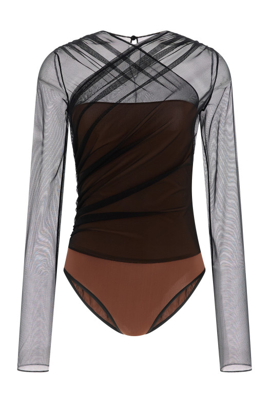 Боді «Renée» Чорний NDSS25TOP083BLACKBROWN Боді «Renée» Чорний NDSS25TOP083BLACKBROWN