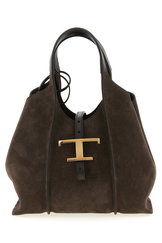'T Timeless' mini shopping bag Brown