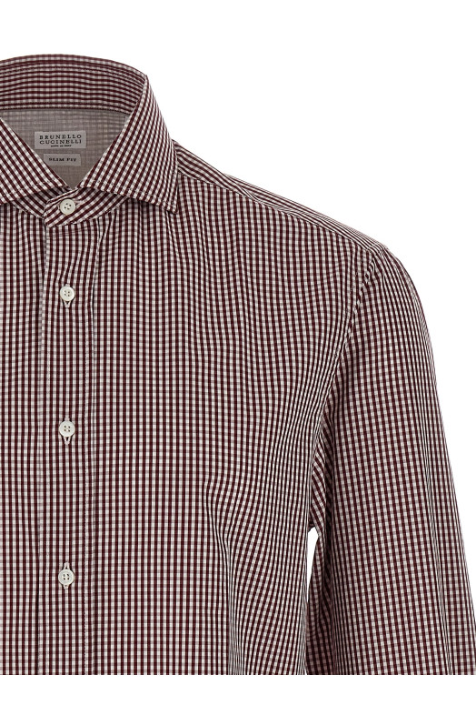 Check shirt Bordeaux Check shirt Bordeaux