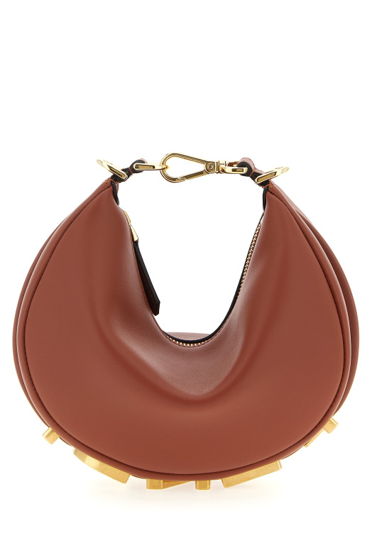 Мини-сумочка «Fendigraphy» коричневая 8BS081A5DYF1TW4