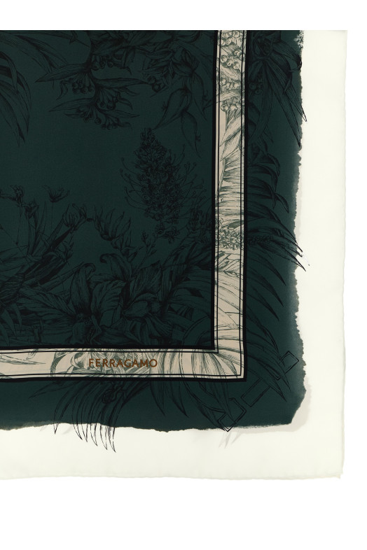 'Gravure' print scarf Multicolor 'Gravure' print scarf Multicolor