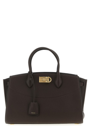 'New Ferragamo Studio Soft (L)' сумка коричневая 785996TESTADIMORO 'New Ferragamo Studio Soft (L)' сумка коричневая 785996TESTADIMORO