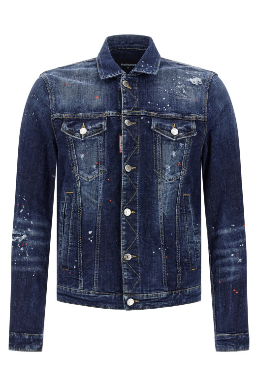 Куртка «Ден Джин» Синя S74AM1601S30664470 Куртка «Ден Джин» Синя S74AM1601S30664470