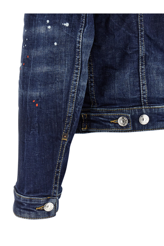 Куртка «Ден Джин» Синя S74AM1601S30664470 Куртка «Ден Джин» Синя S74AM1601S30664470