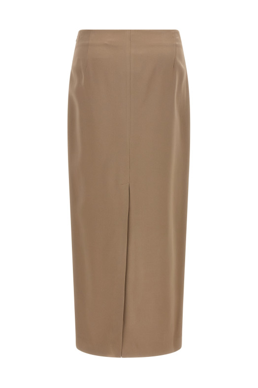 'Column Long' skirt Beige 'Column Long' skirt Beige