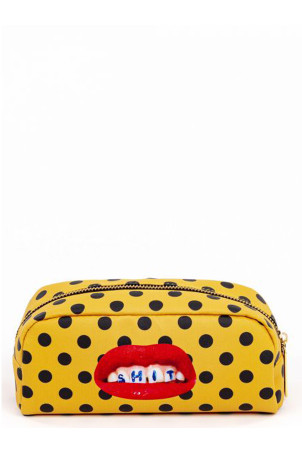Косметичка «Shit» Silk x Toiletpaper, жовта 02540U Косметичка «Shit» Silk x Toiletpaper, жовта 02540U