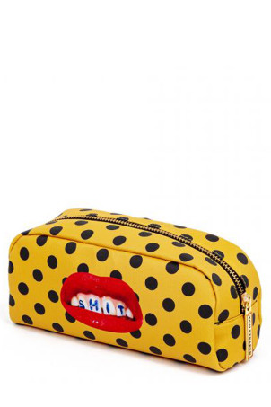 Косметичка «Shit» Silk x Toiletpaper, жовта 02540U