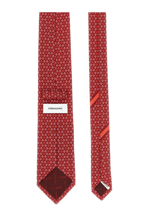 'Gancini pois' print tie Red 'Gancini pois' print tie Red