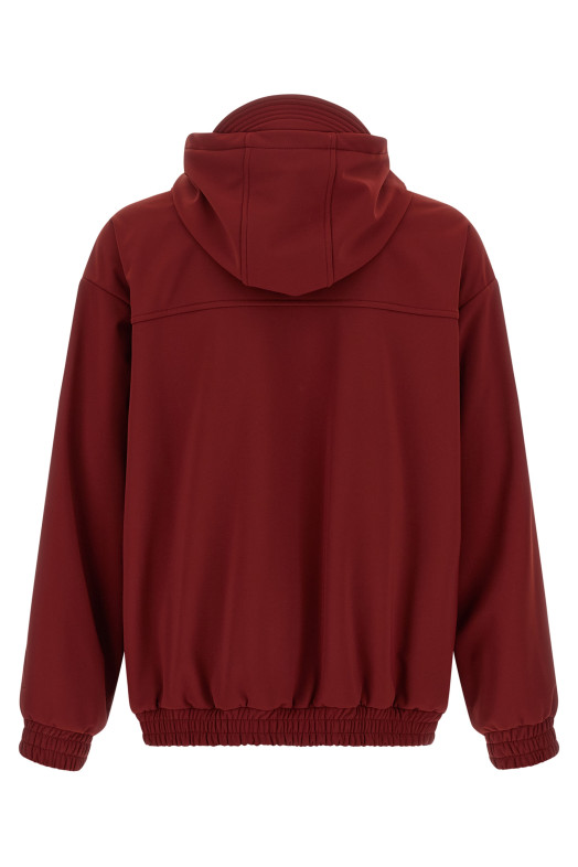 Світшот-куртка бордо BRUNELLO CUCINELLI MM134KG13C411