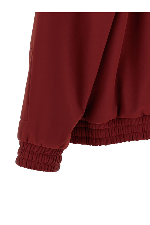 Світшот-куртка бордо BRUNELLO CUCINELLI MM134KG13C411