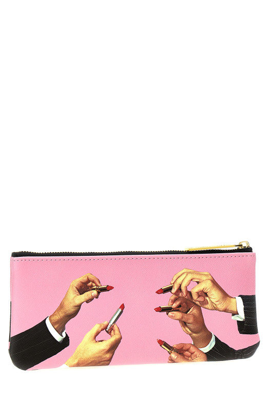 Seletti x Toiletpaper 'Lipstick' косметичка Рожева 02523U Seletti x Toiletpaper 'Lipstick' косметичка Рожева 02523U