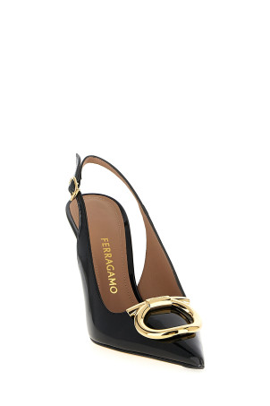 FERRAGAMO 'Sara' слінгбек Чорний 784829NEROAMARETTI FERRAGAMO 'Sara' слінгбек Чорний 784829NEROAMARETTI