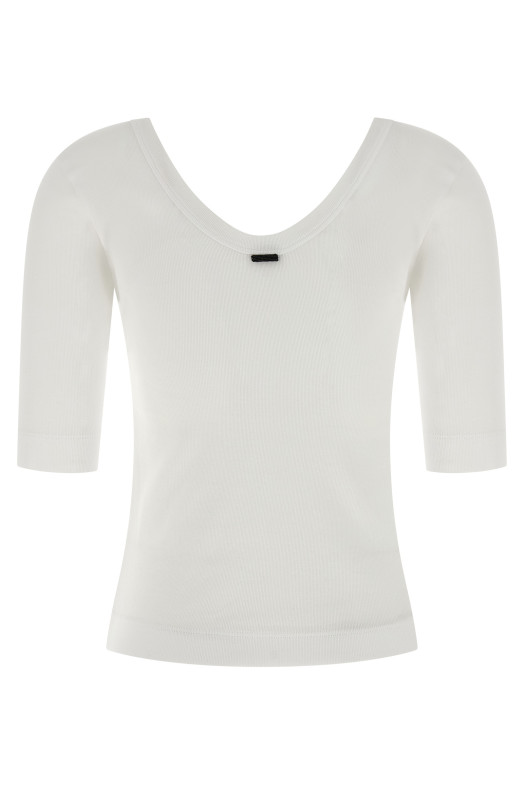 Футболка Monile White BRUNELLO CUCINELLI MPTC8FX220C159