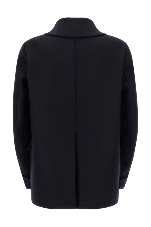 Шерстяне пальто Синє DSQUARED2 S74AA0323S53003524 Шерстяне пальто Синє DSQUARED2 S74AA0323S53003524