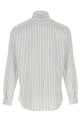 Striped canvas shirt White