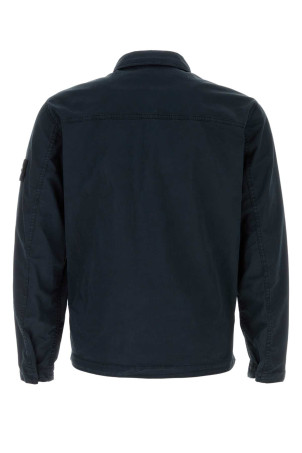 Navy blue stretch cotton jacket Black STONE ISLAND (120000310) Navy blue stretch cotton jacket Black STONE ISLAND (120000310)