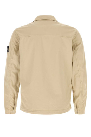 Песочная хлопковая куртка STONE ISLAND (120000310) Песочная хлопковая куртка STONE ISLAND (120000310)
