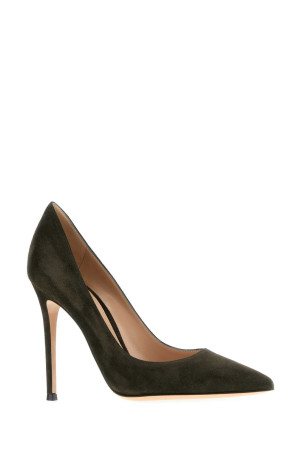 Bottle green suede pumps GIANVITO ROSSI (G2847015RICCAM) Bottle green suede pumps GIANVITO ROSSI (G2847015RICCAM)