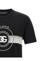 DG logo print T-shirt Black-grey