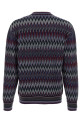 Светр із зигзагоподібним візерунком, синій MISSONI US25WN0EBR012YS4173 Светр із зигзагоподібним візерунком, синій MISSONI US25WN0EBR012YS4173