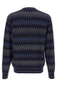 Zigzag pattern sweater Blue Zigzag pattern sweater Blue